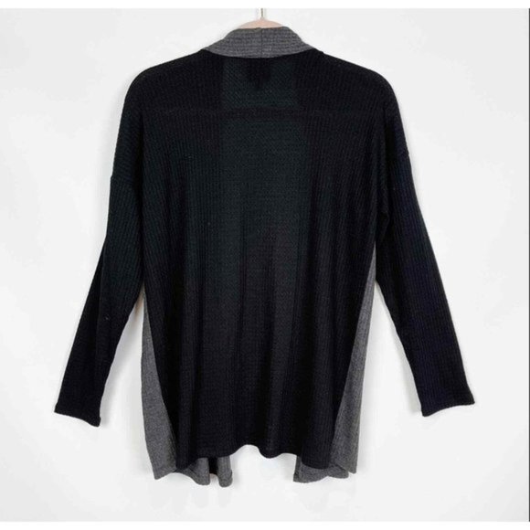 Bobeau Waffle Knit Open Cardigan - Picture 3 of 3